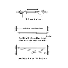 Drill-Free Multifunctional Adjustable Rod